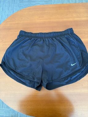 Nike Women's All Black Athletic Shorts with  Swoosh